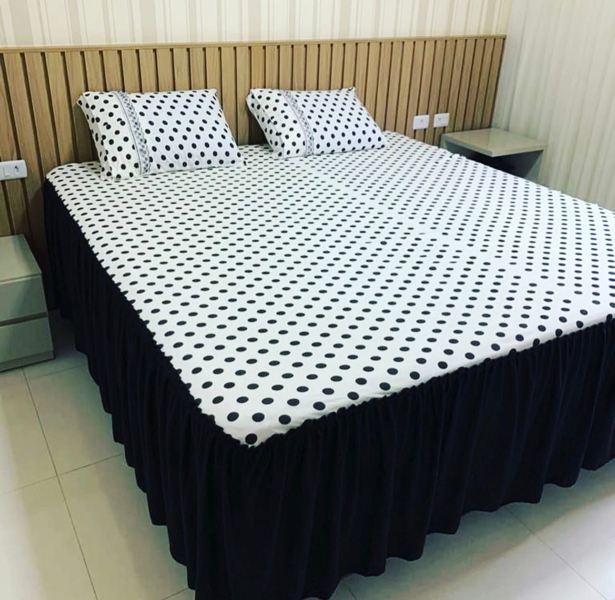 COlcha Lençol Babado Casal