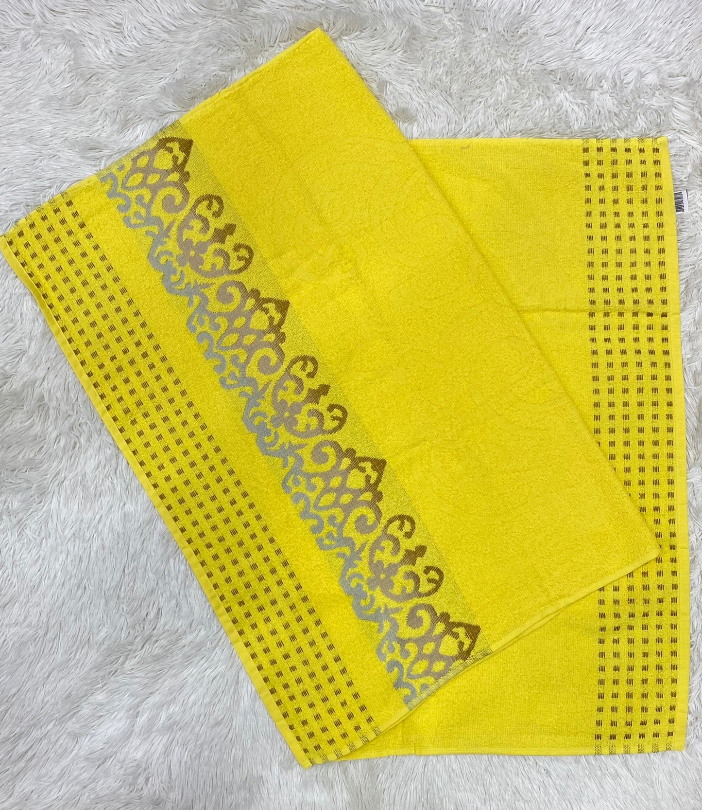 Toalha de banho, amarela, 150 x 0.75, 100% algodão, sofisticata