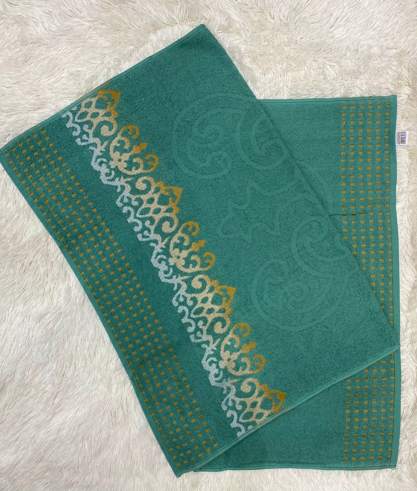 Toalha de banho, verde bambú, 150 x 0.75, 100% algodão, sofisticata