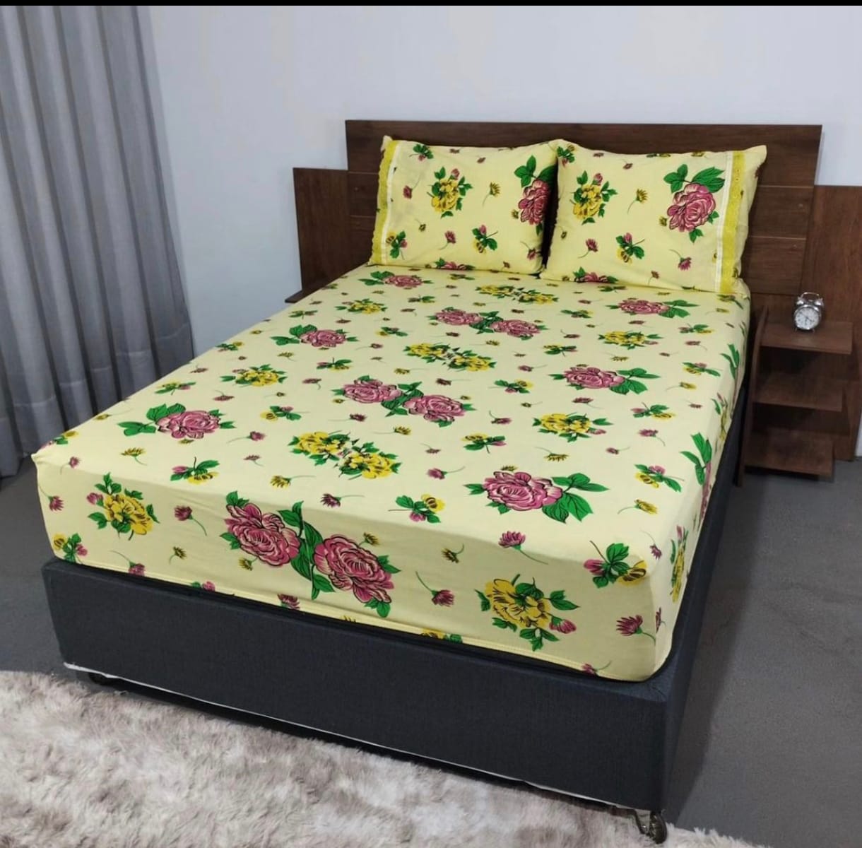 Lençol Casal Estampado Fio 30 Penteado