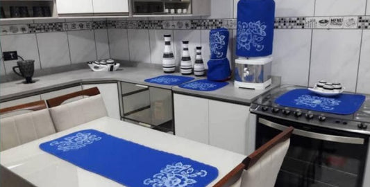 Jogo de Cozinha 7 Peças - cores variadas