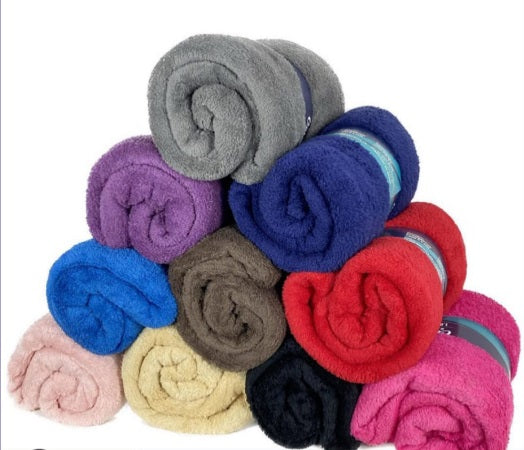 Manta fofinha casal, 1.80 x 2.20 - cores variadas