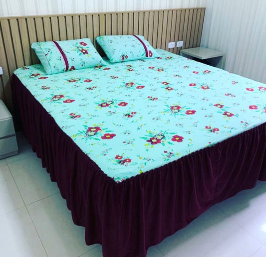 Colcha Lençol  Babado Casal