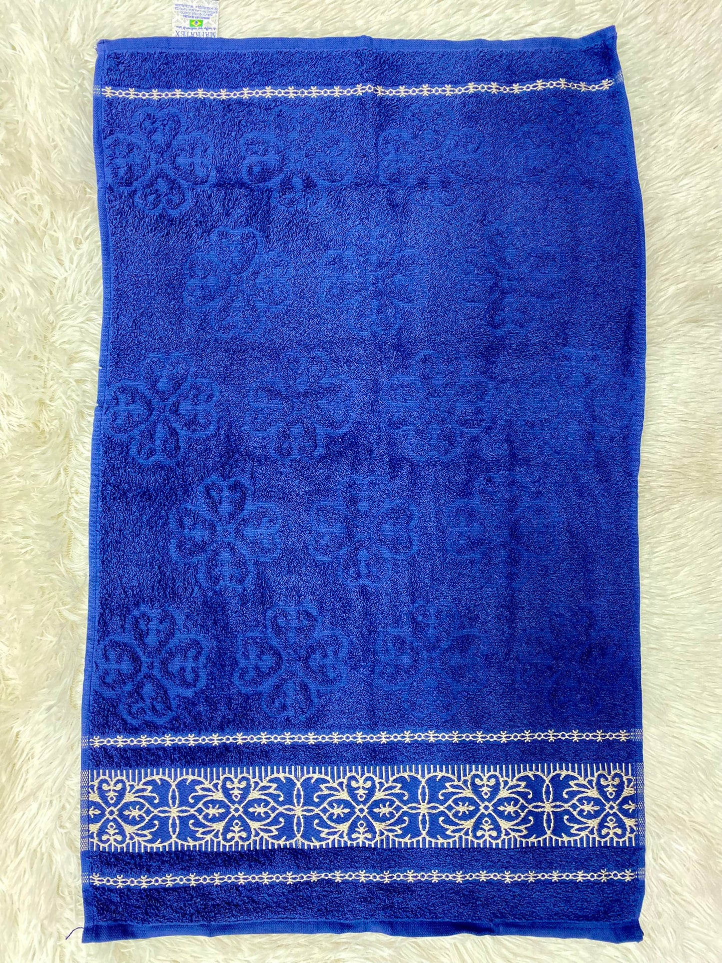 Toalha de banho, azul marinho, 150 x 0.75, 100% algodão, munique