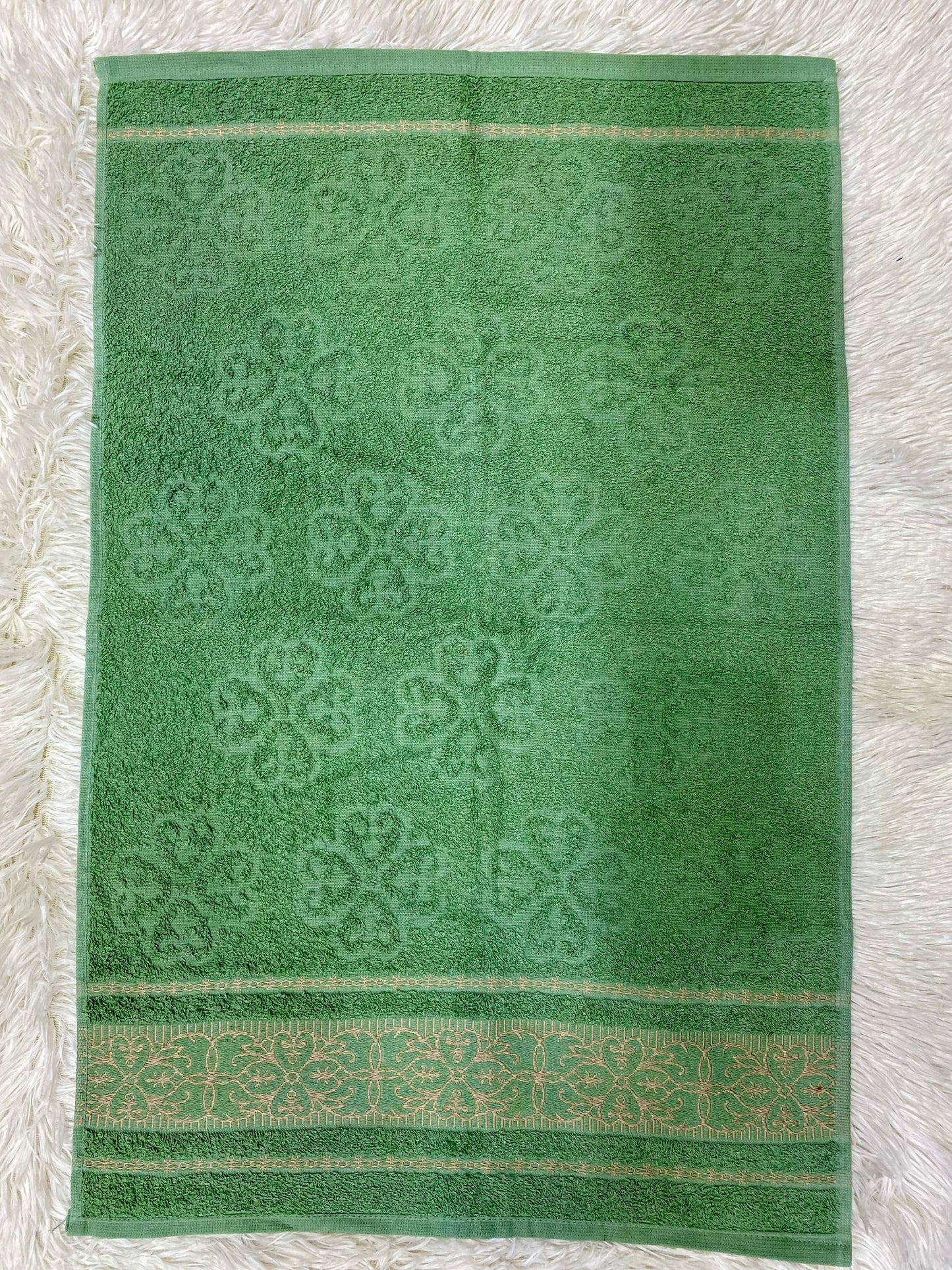 Toalha de banho, verde bambú, 150 x 0.75, 100% algodão, munique