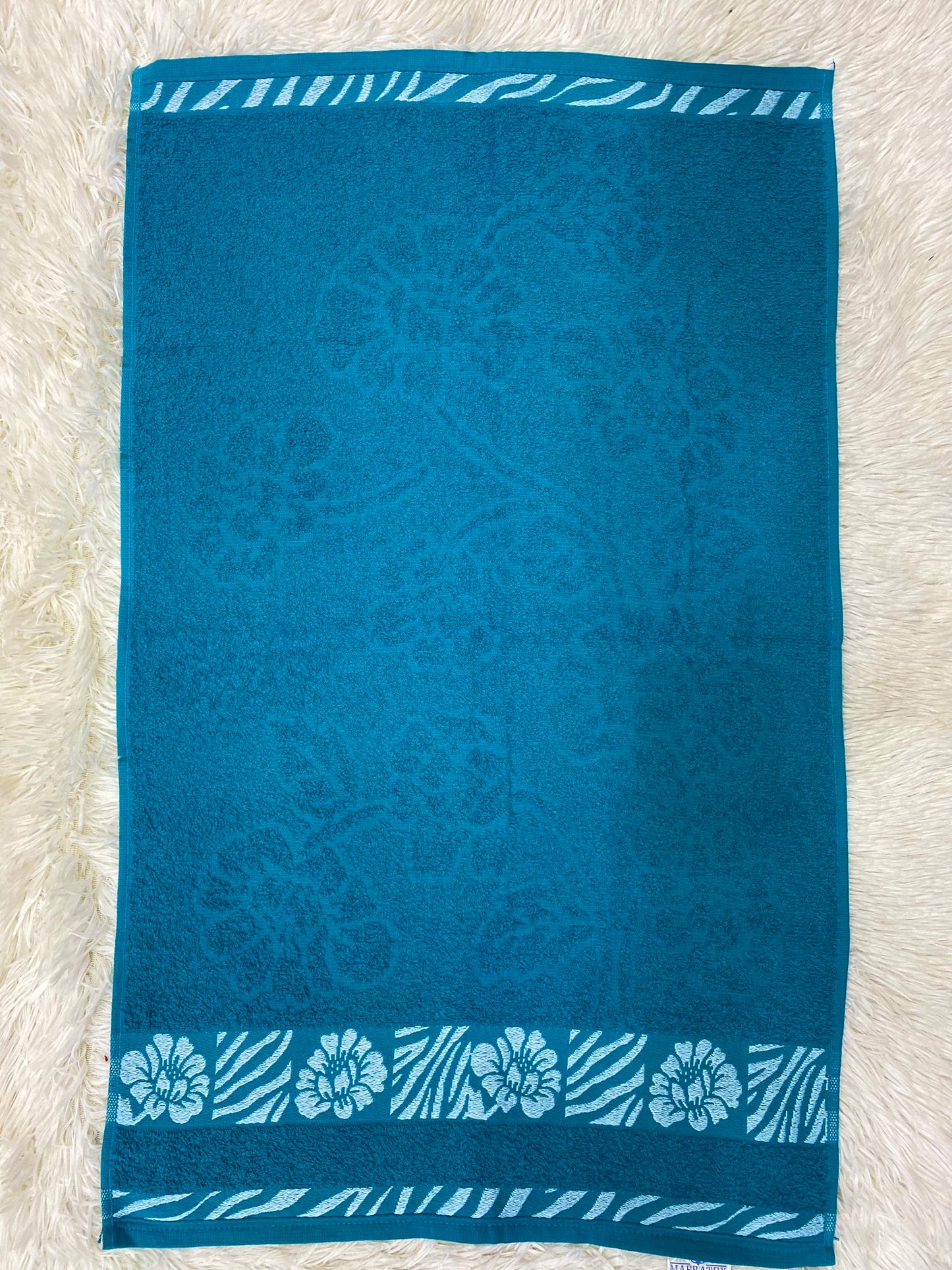 Toalha de banho, azul turquesa, 150 x 0.75, 100% algodão, paris