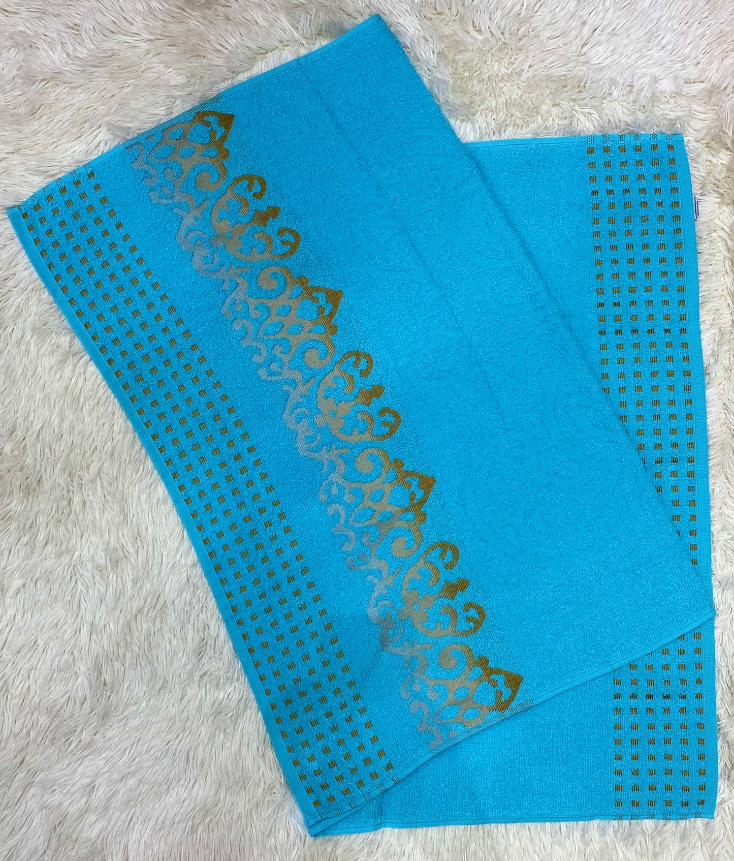 Toalha de banho, azul claro, 150 x 0.75, 100% algodão, sofisticata