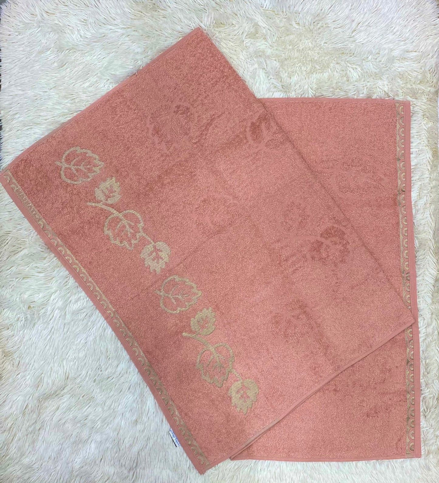 Toalha de banho, rosê, 150 x 0.75, 100% algodão, veneza