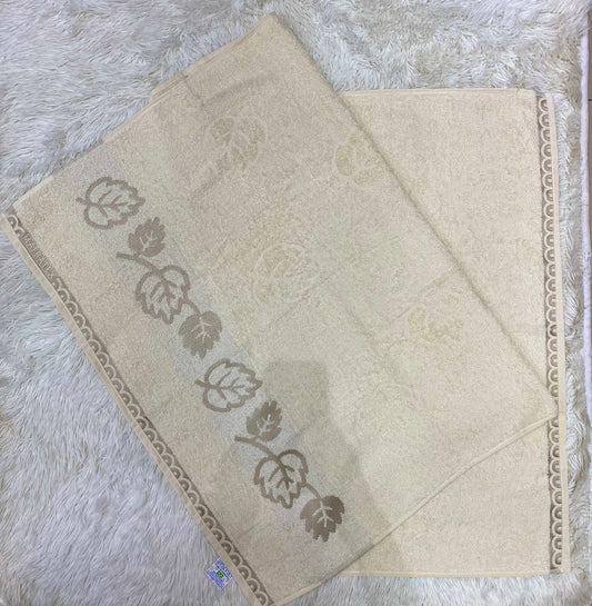 Toalha de banho, bege, 150 x 0.75, 100% algodão, veneza