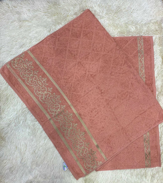 Toalha de banho, rosê, 150 x 0.75, 100% algodão, dubai