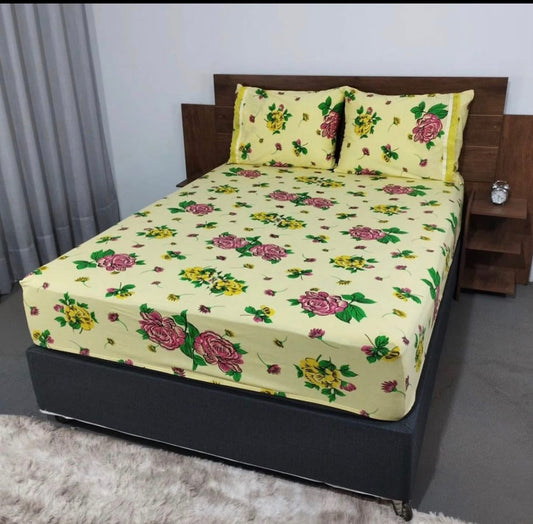 Lençol Casal Estampado Fio 30 Penteado