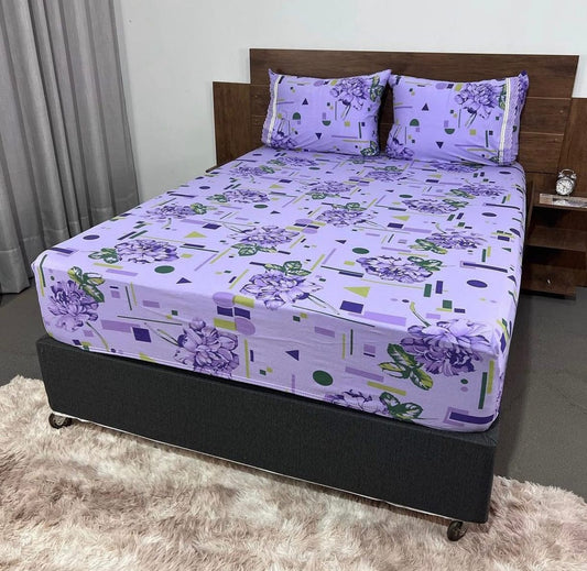 Lençol Casal Estampado Fio 30 Penteado