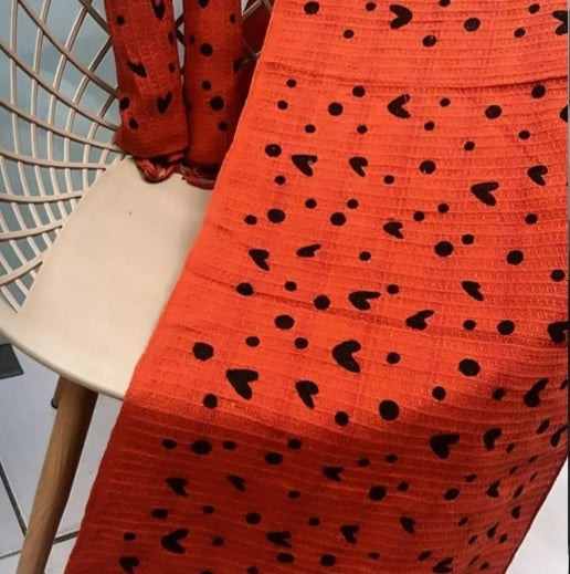 Kit passadeira 3 peças, Laranja