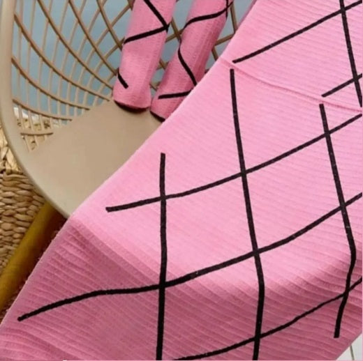 Kit passadeira 3 peças, Rosa