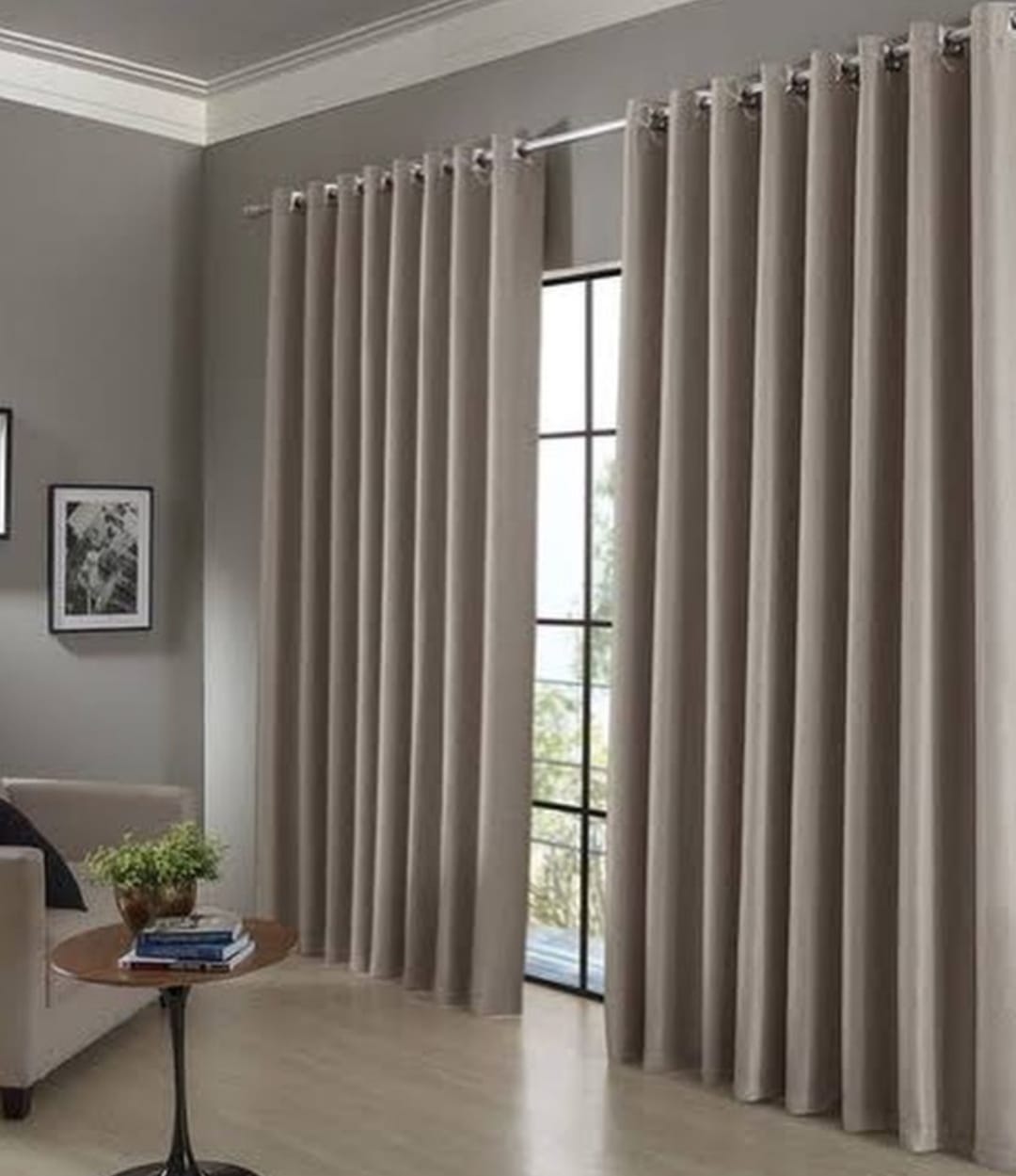 Cortina Blecaute, Off White, tamanho 2.60 X 1.60