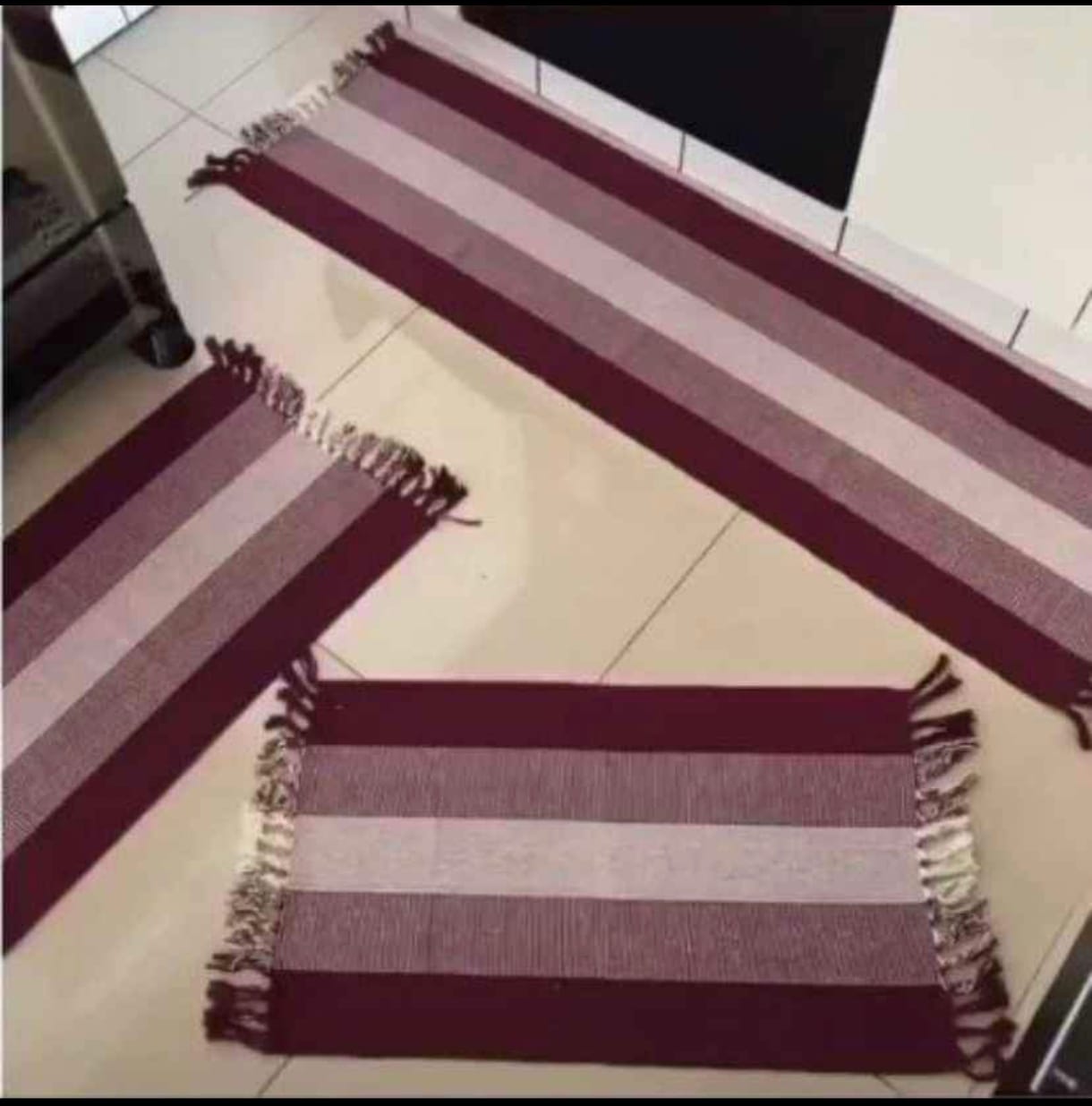 Kit passadeira de cozinha, 3 peças, cores variadas